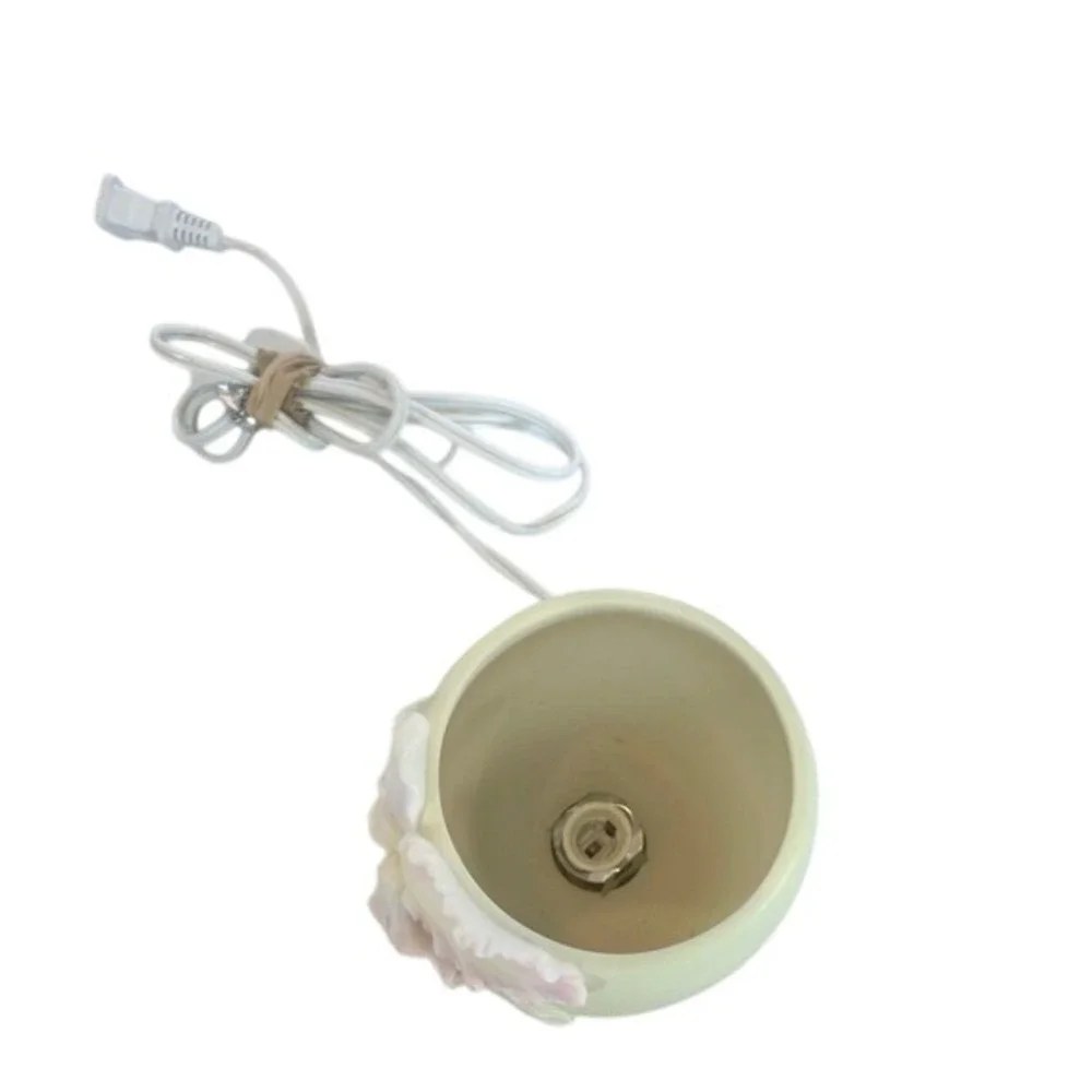 Floral Orchid and Hummingbird 3D Accent‎ Lamp Night Light Warm Glow Pink Green